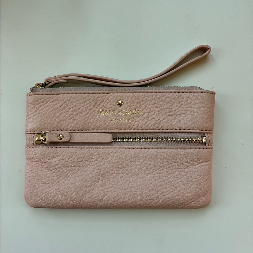 Kate Spade Blush Leather Wristlet